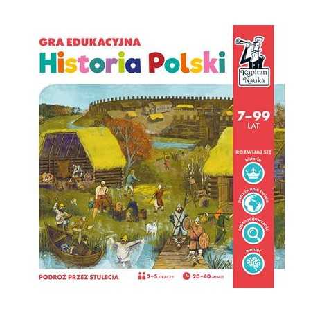 Historia Polski. Gra edukacyjna. Kapitan Nauka