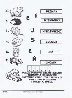 Rozumowanki - Cztery pory roku - Zwierzęta