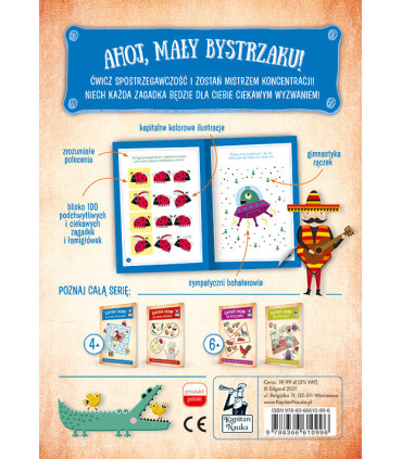 Kapitalne zagadki dla małych bystrzaków. Kapitan Nauka