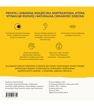 Pranie. Książeczka kontrastowa