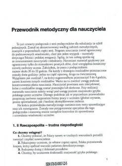 Poradnik metodyczny dla nauczyciela - Historia kl. 8