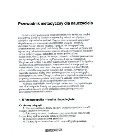 Poradnik metodyczny dla nauczyciela - Historia kl. 8