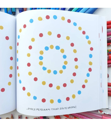 PORYSUJ MNIE - książka z zadaniami do kolorowania