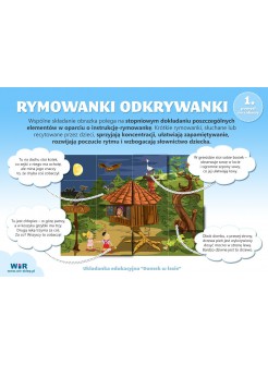Rymowanki odkrywanki - Domek w lesie ( układanka edukacyjna )