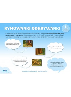 Rymowanki odkrywanki - Domek w lesie ( układanka edukacyjna )