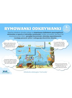 Rymowanki odkrywanki - Pod wodą ( układanka edukacyjna )