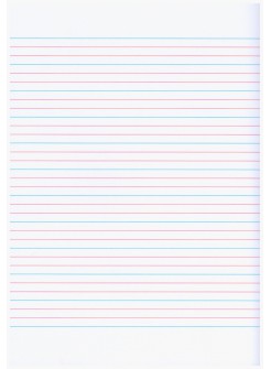 Notebook lined A5 ( 3 lines, 16 pages )