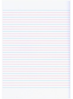 Notebook lined A5. Polish alphabet (16 pages)