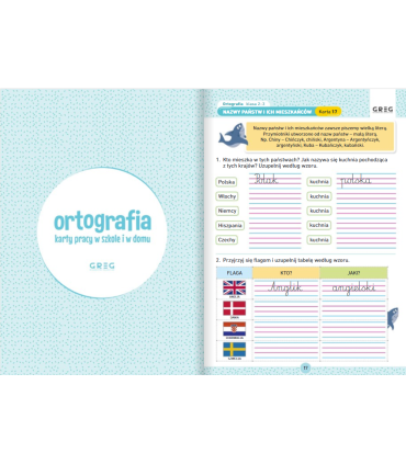 Ortografia. Karty pracy w szkole i w domu