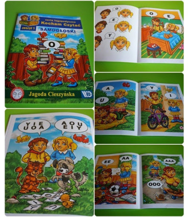 Kocham Czytać. Seria logopedyczna. Pakiet zeszytów 1-18