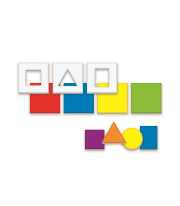 Figury i kolory. Montessori. Gra