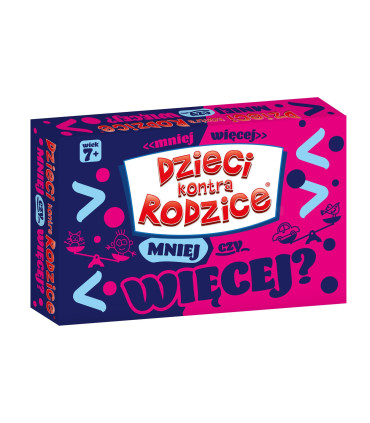 Dzieci kontra Rodzice. Mniej czy więcej? Gra