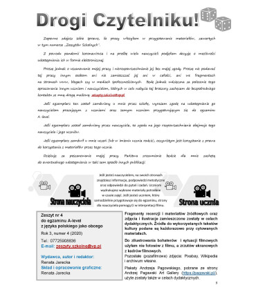 Zeszyty szkolne 4. A-level. Wersja drukowana dla ucznia