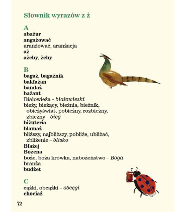 Ortografia w wierszykach Ż