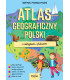 Atlas geograficzny Polski z naklejkami i plakatem