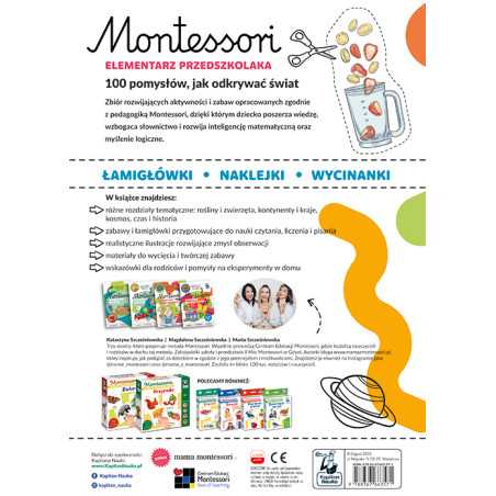Elementarz przedszkolaka 4-6 lat. Montessori