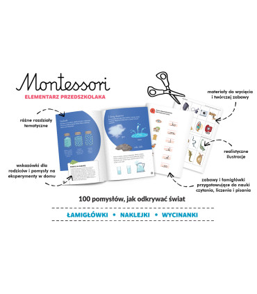 Elementarz przedszkolaka 4-6 lat. Montessori