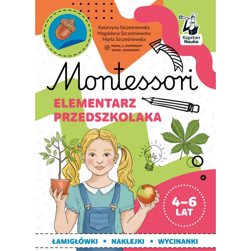 Elementarz przedszkolaka 4-6 lat. Montessori