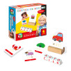 Montessori zabawka edukacyjna. Kostka po kostce pisanie 4 kostki