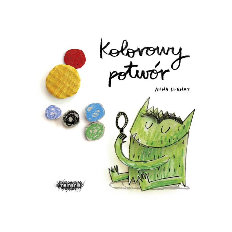 Kolorowy potwór. Książka kartonowa