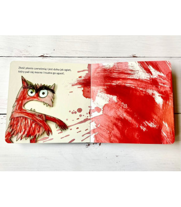 Kolorowy potwór. Książka kartonowa