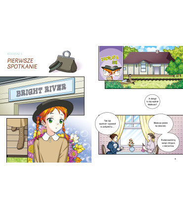 Ania z Zielonego Wzgórza. Klasyka w mandze. Komiks