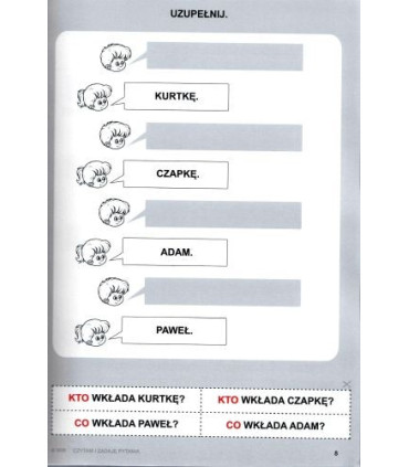 Moje sylabki. Czytam i zadaję pytania