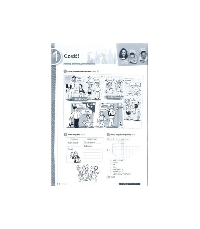 Polski krok po kroku Junior, workbook. Polish books UK