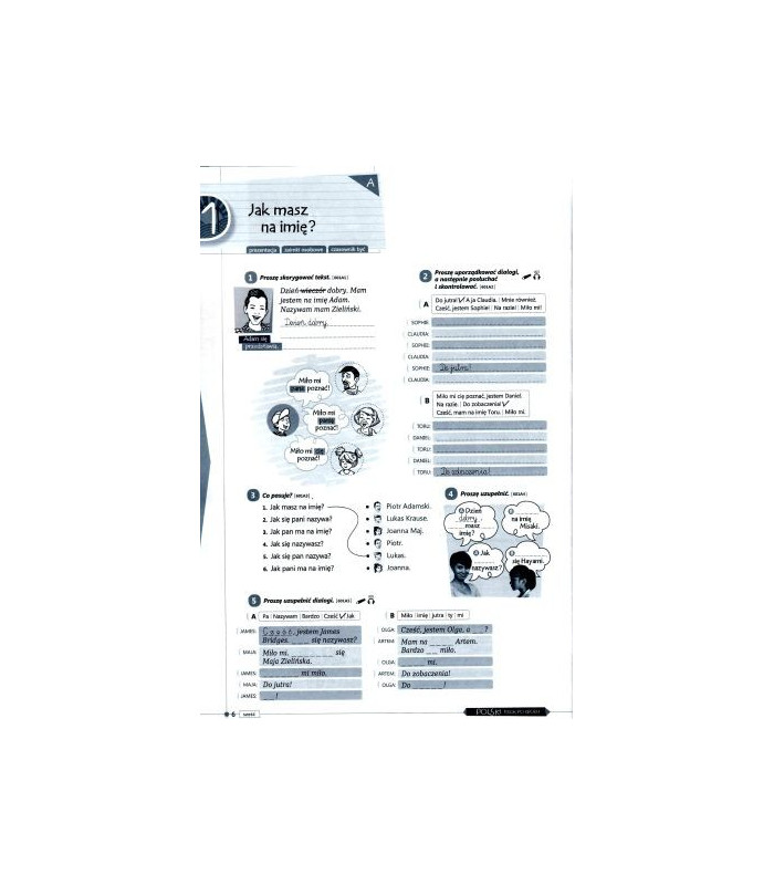 Polski krok po kroku Junior, workbook. Polish books UK
