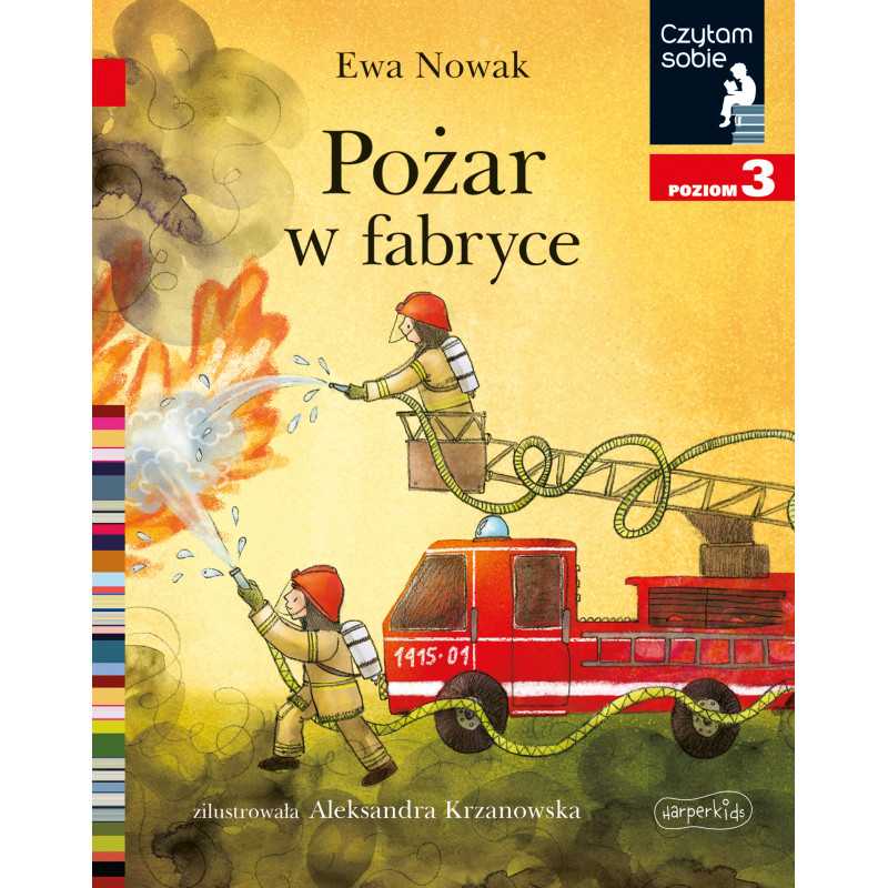 Pożar w fabryce. Czytam sobie. Poziom 3