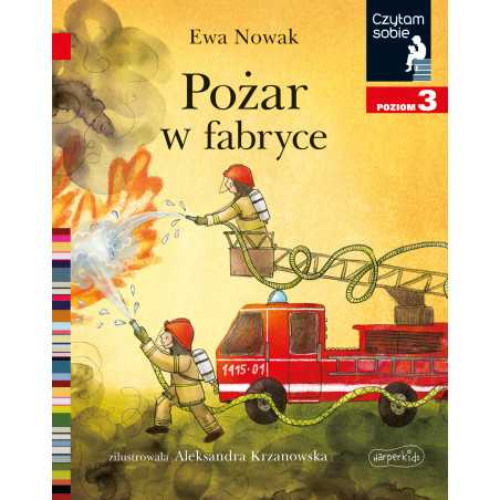 Pożar w fabryce. Czytam sobie. Poziom 3