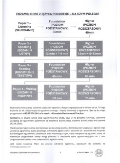 GCSE Polish Writing. Repetytorium