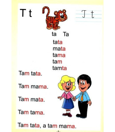 Elementarz. Teksty do czytania metodą sylabową