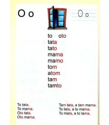 Elementarz. Teksty do czytania metodą sylabową