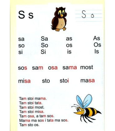 Elementarz. Teksty do czytania metodą sylabową