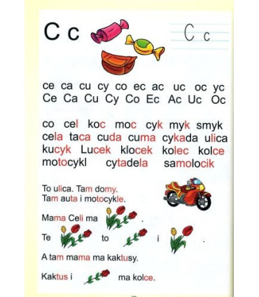 Elementarz. Teksty do czytania metodą sylabową