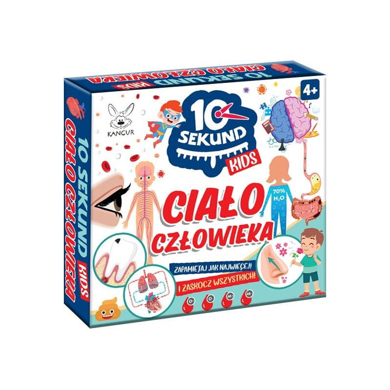 10 sekund kids. Ciało człowieka. Gra 10 sekund kids. Ciało człowieka. Gra