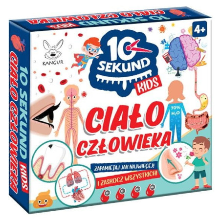10 sekund kids. Ciało człowieka. Gra