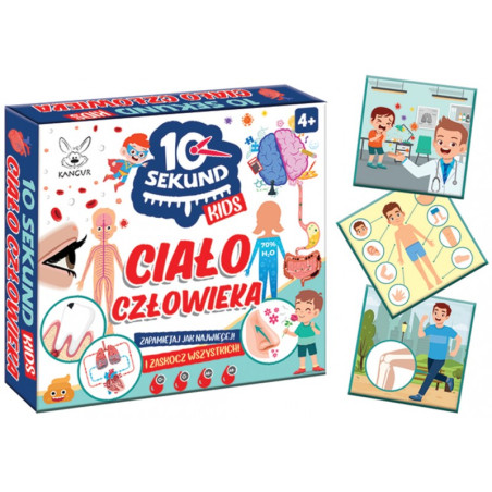 10 sekund kids. Ciało człowieka. Gra