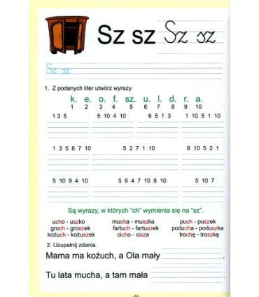 Elementarz. Ćwiczenia w pisaniu i czytaniu cz.1