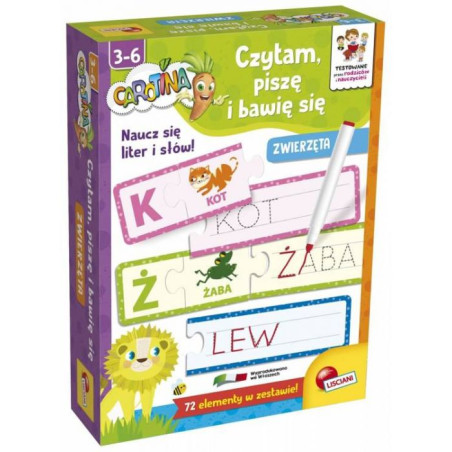 Czytam, piszę i bawię się. Zwierzęta Carotina