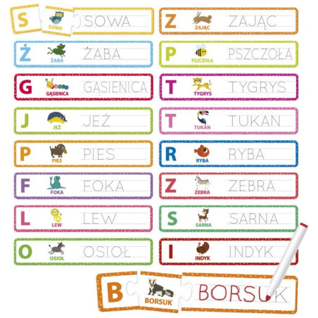 Czytam, piszę i bawię się. Zwierzęta Carotina