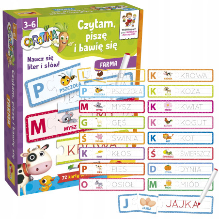 Czytam, piszę i bawię się. Farma Carotina