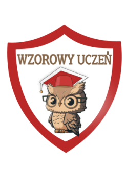 Wzorowy uczeń- tarcza. Odznaka E-300