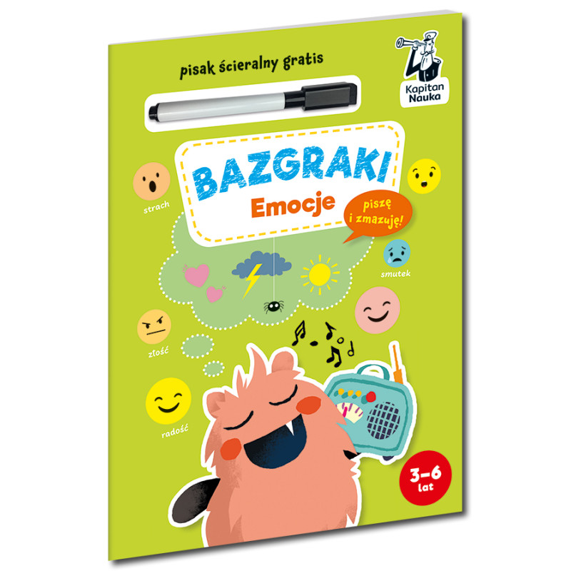Emocje. Kapitan Nauka. Bazgraki