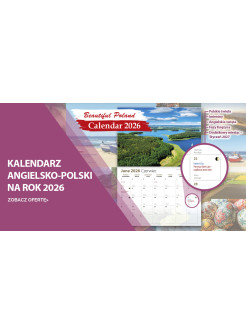 Beautiful Poland. Kalendarz ścienny angielsko-polski 2026