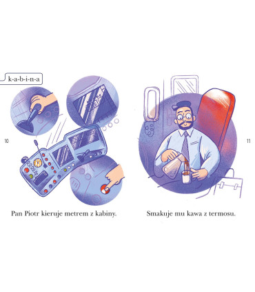 Wypadek na stacji metra. Czytam sobie. Poziom 1