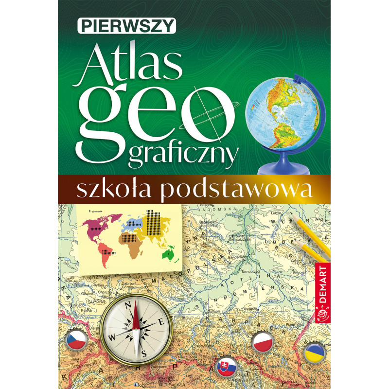 Pierwszy atlas geograficzny. Szkoła podstawowa