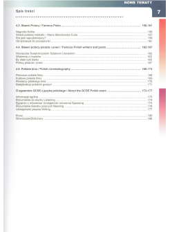 Coursebook. Nowe tematy. GCSE Polish