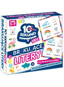 10 sekund kids. Brakujące litery. Gra
